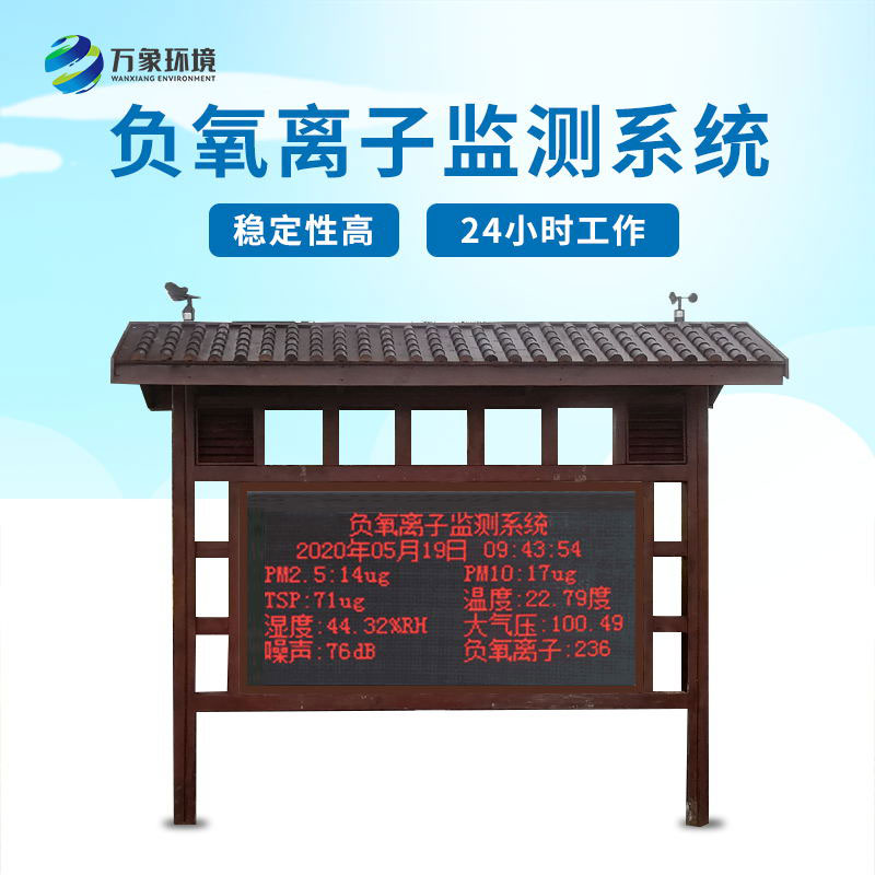 公園負氧離子在線監測系統