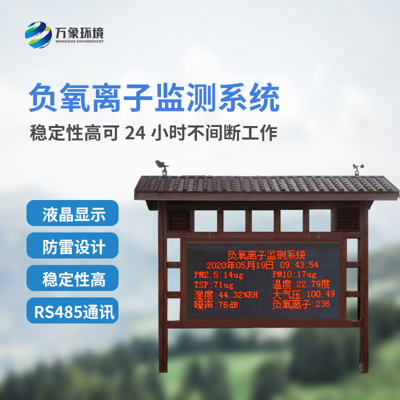 負氧離子監測系統